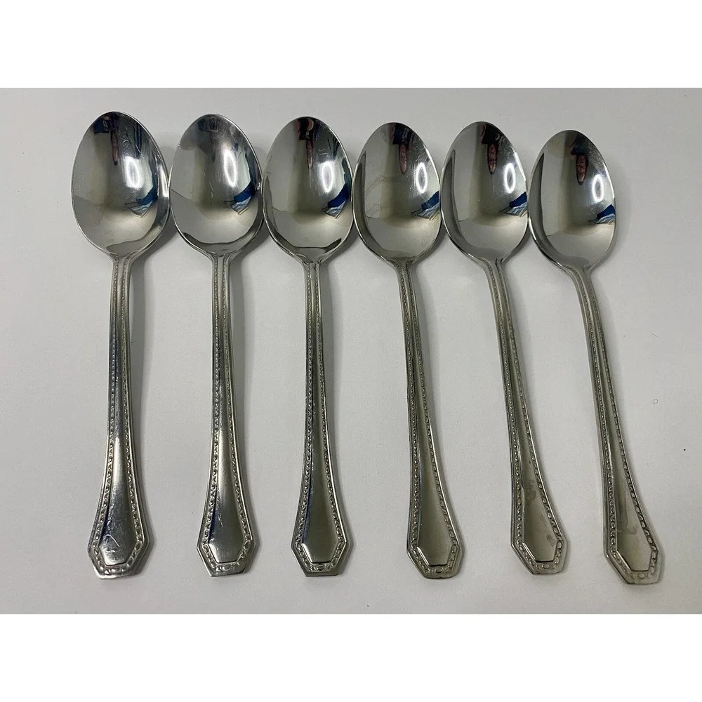 Reed & Barton COPLEY 6 Teaspoons Stainless Steel Flatware Replacements